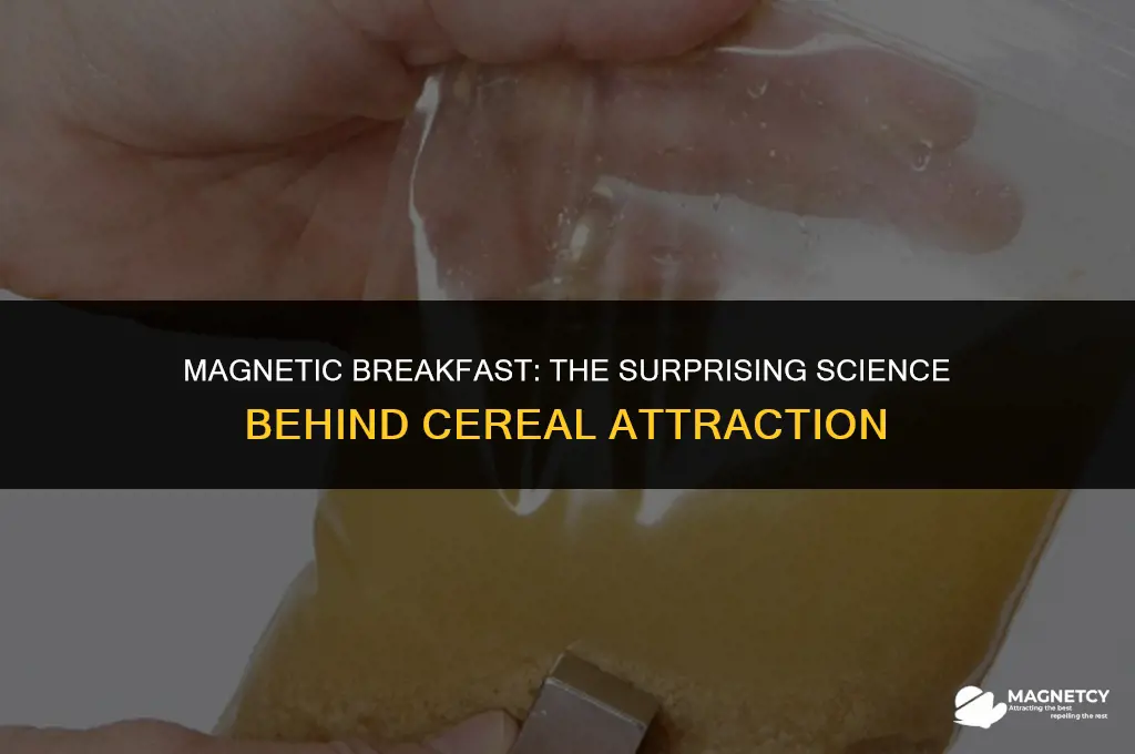 can you pick up cereal with a magnet
