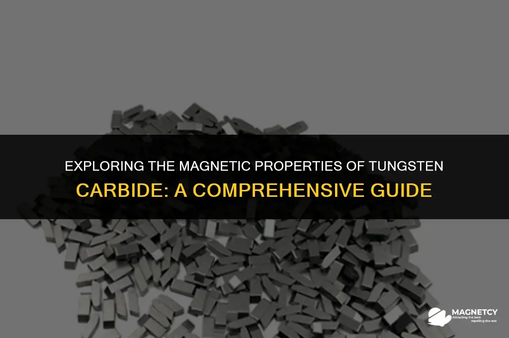 can you pick up tungsten carbide with a magnet