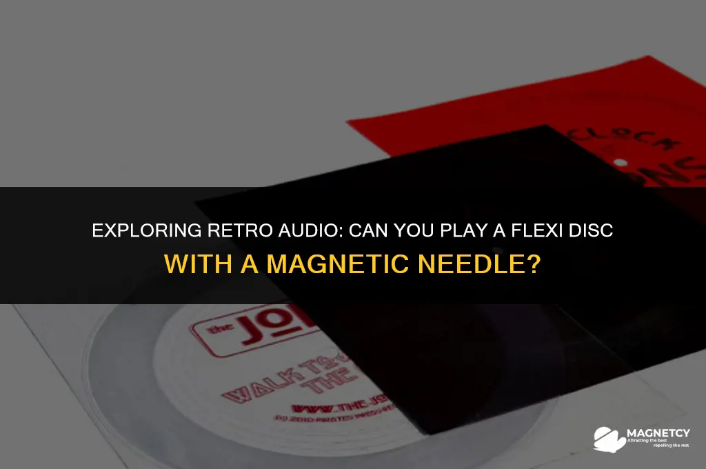 can you play a flexi disc with a magnetic needle