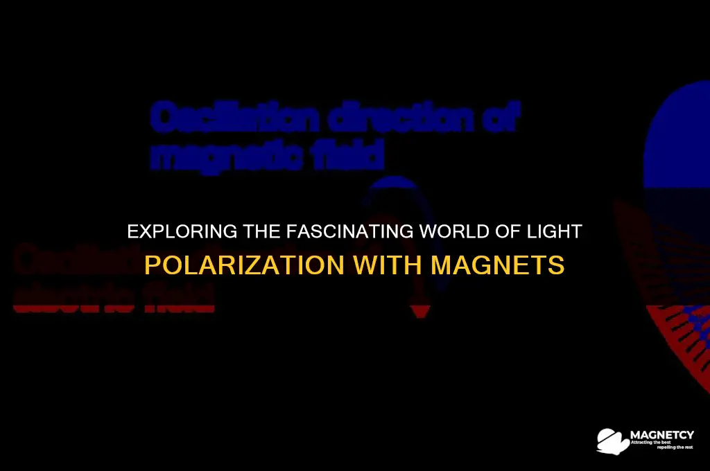 can you polarize light with magnets