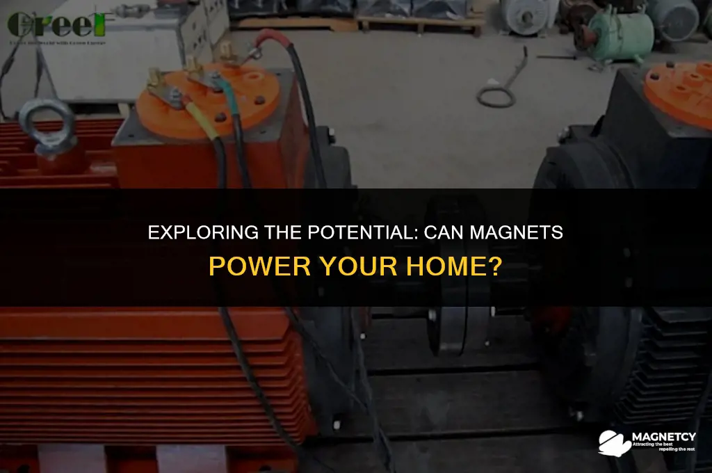 can you power a house with magnets