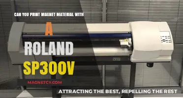 Exploring Magnetic Material Printing with Roland SP300V Technology