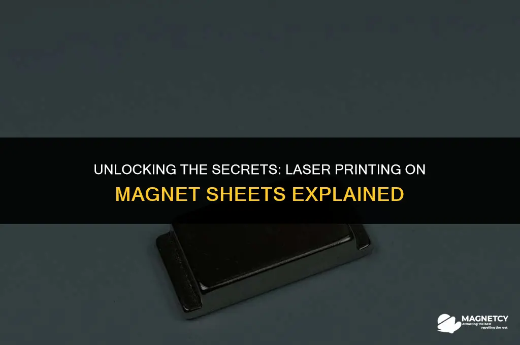 can you print magnet sheets on a laser printer