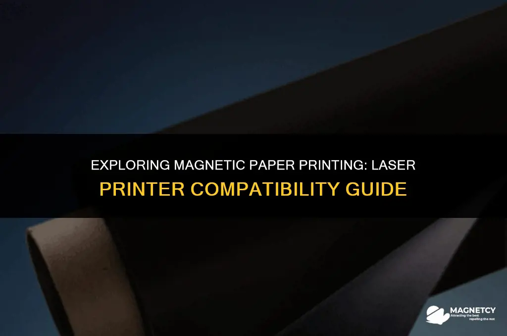 can you print on magnetic paper with a laser printer