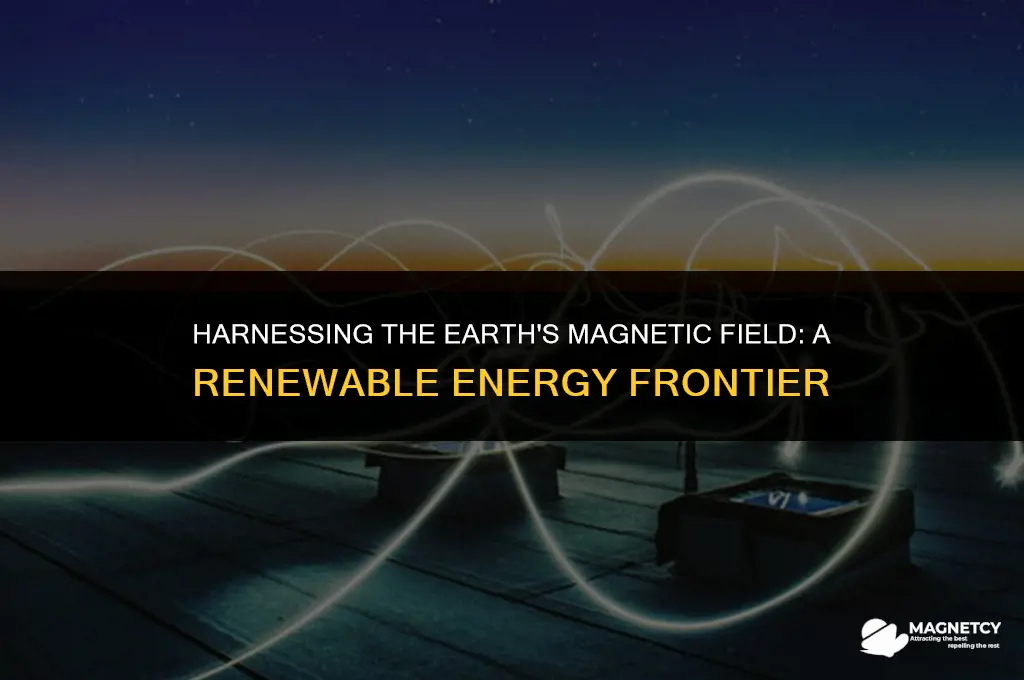 can you produce energy from earth magnetic field