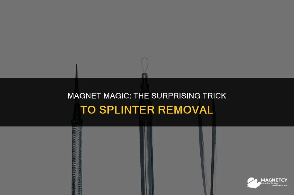 can you pull a splinter out with a magnet