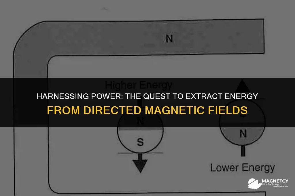 can you pull energy from a directed magnetic field