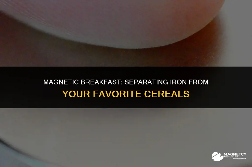can you pull iron out of cereal with magnet