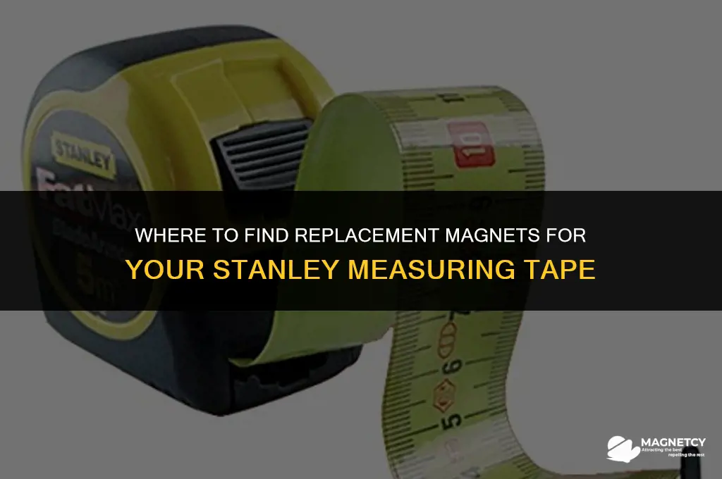 can you purchase replacement magnets for stanley measuring tape