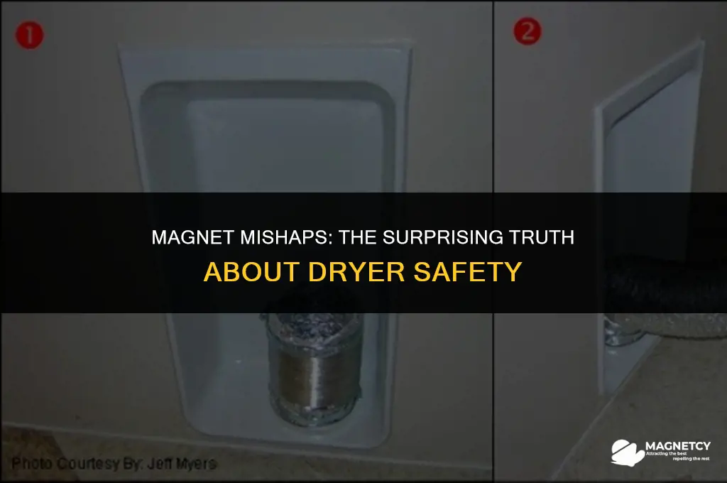 can you put a magnet in the dryer