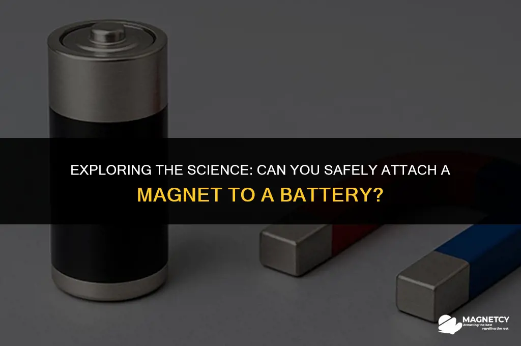 can you put a magnet on a battery