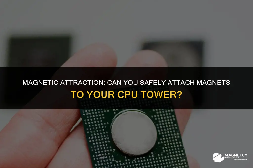 can you put a magnet on a cpu tower