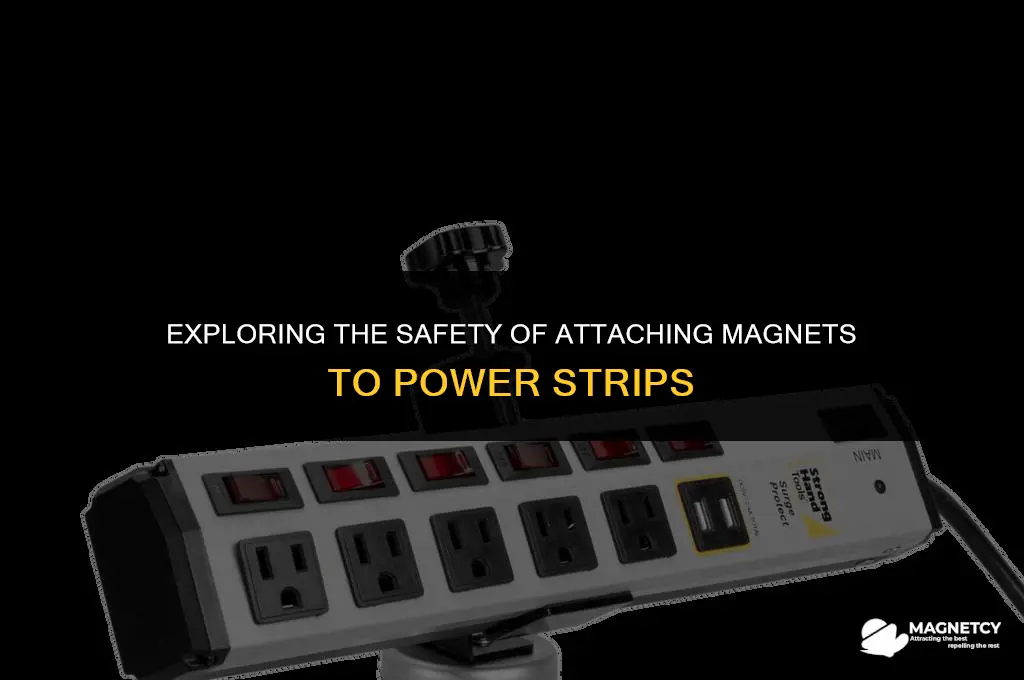 can you put a magnet on a power strip