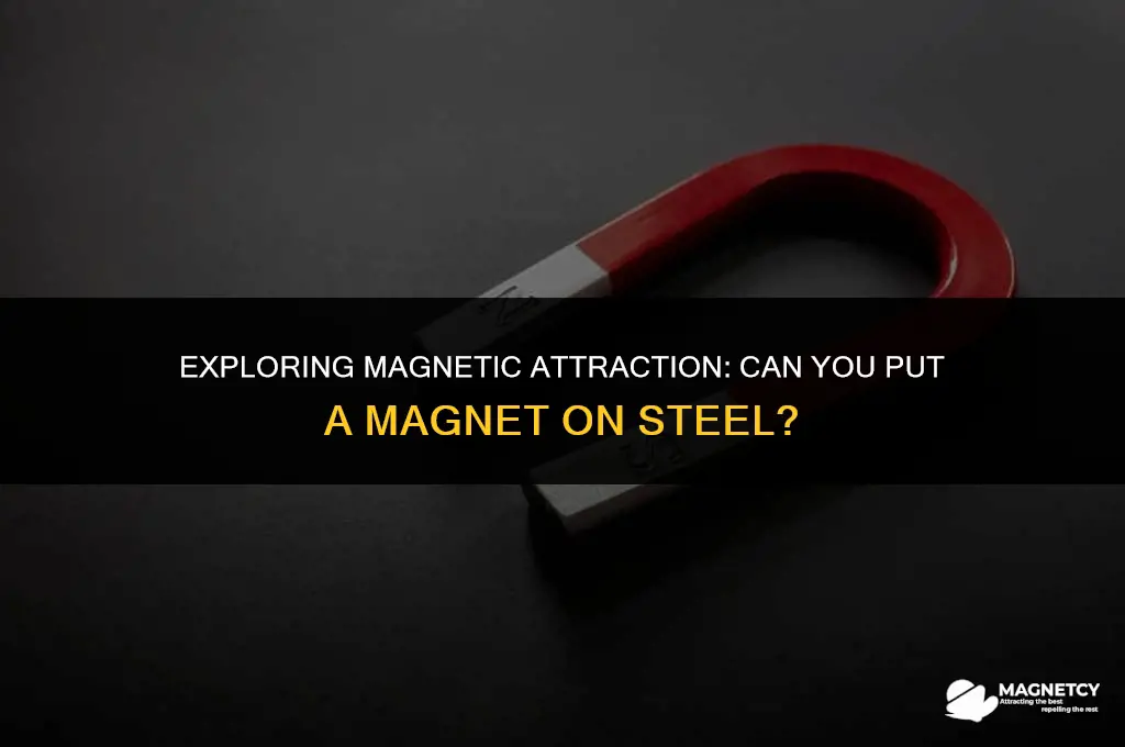 can you put a magnet on steel