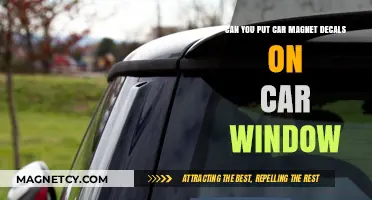 Exploring the Possibilities: Car Magnet Decals on Windows?