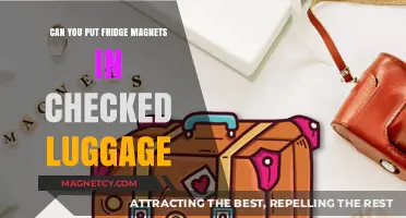 Traveling with Fridge Magnets: A Guide to Checked Luggage Rules