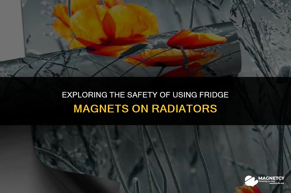can you put fridge magnets on a radiator