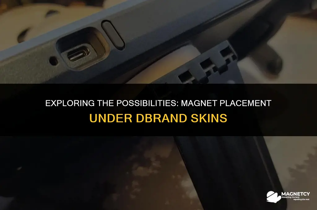 can you put magnet underneath dbrand