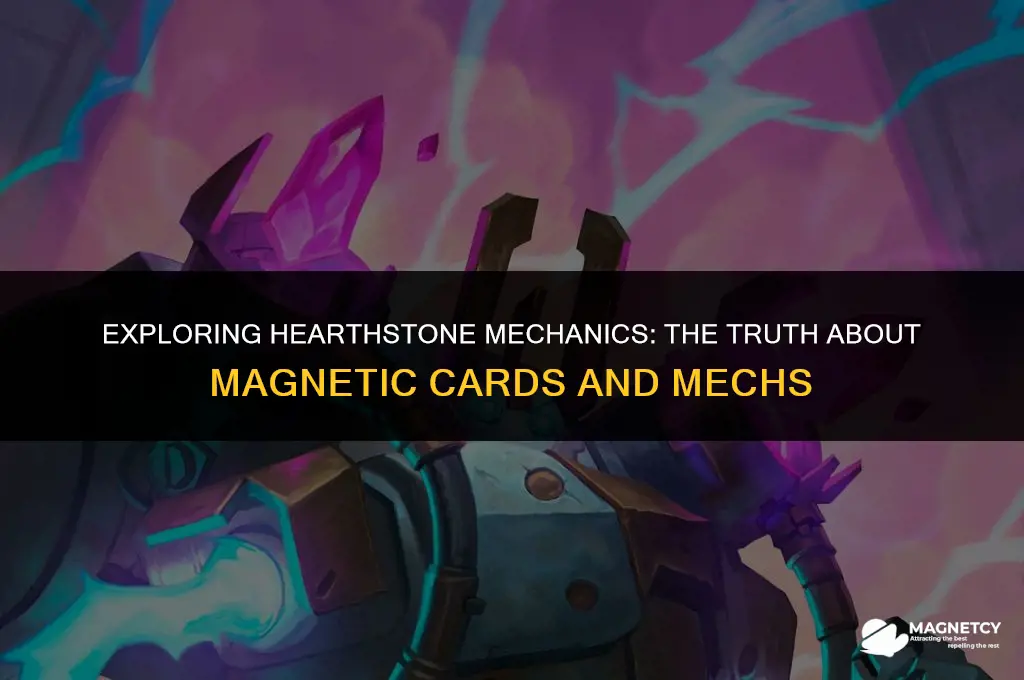 can you put magnetic cards next to any mech hearthstone