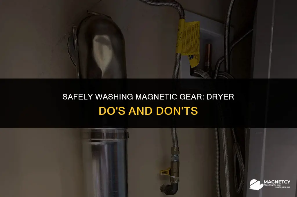 can you put magnetic me in the dryer