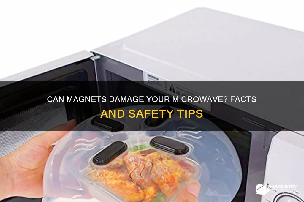 can you put magnets on a microwave