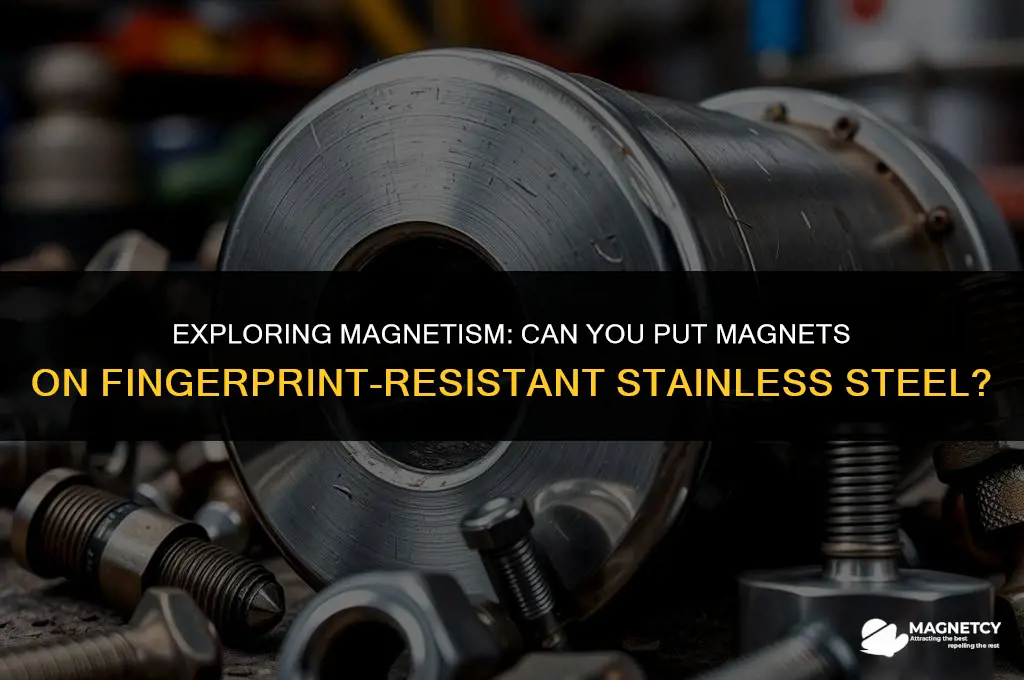 can you put magnets on fingerprint resistant stainless steel