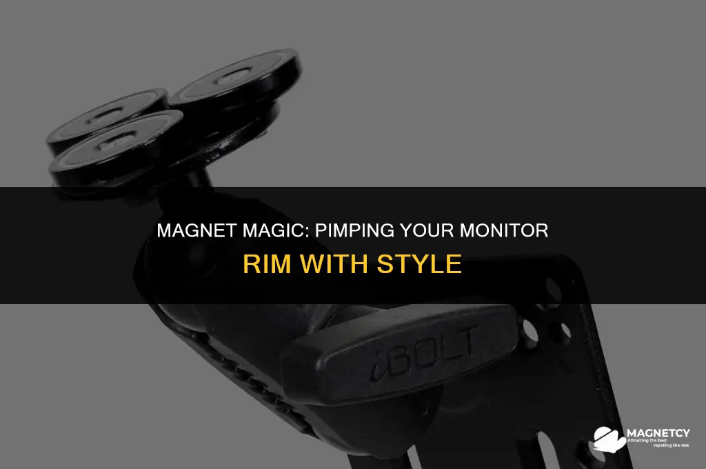 can you put magnets on monitor rim