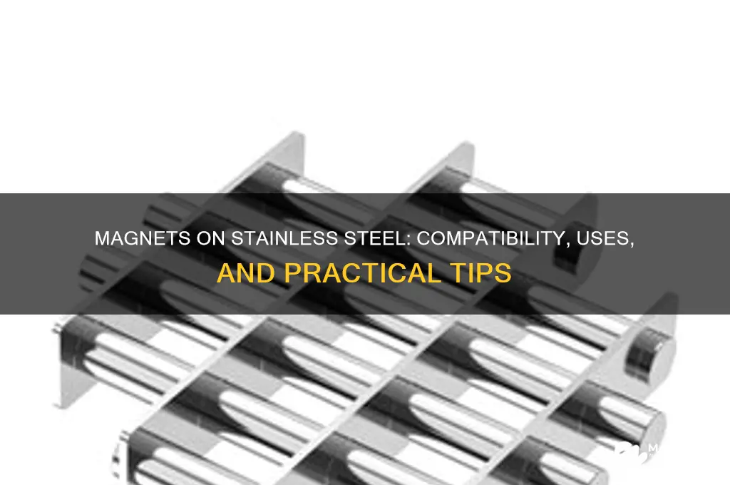 can you put magnets on stainless steel