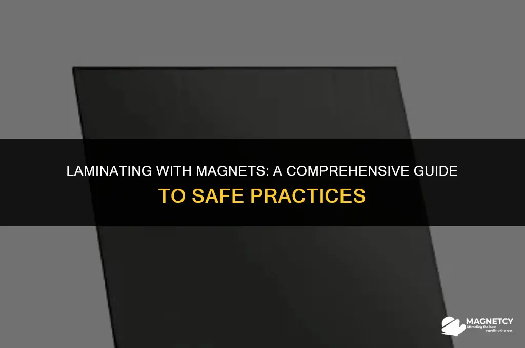 can you put magnets through a laminator