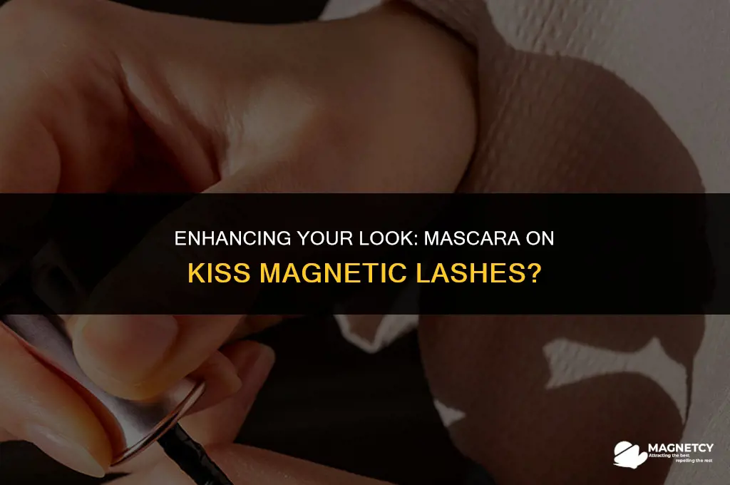 can you put mascara on kiss magnetic lashes