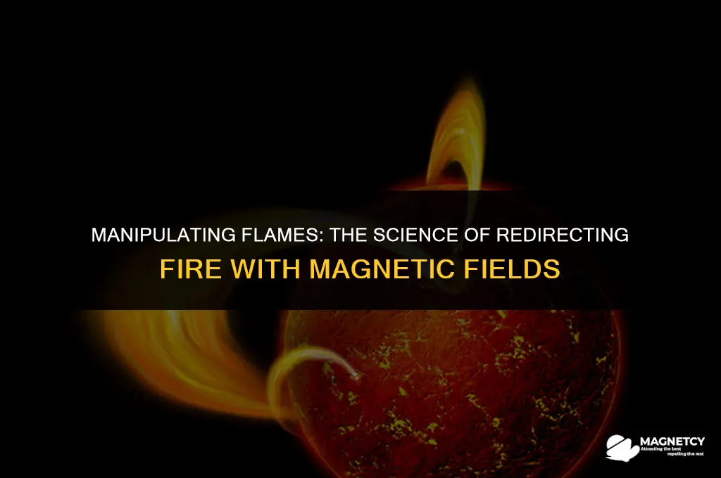 can you redirect fire with a magnetic field