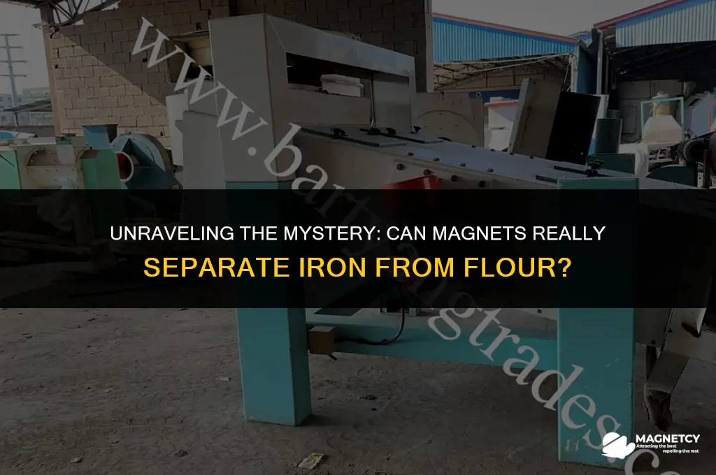 can you remove iron from flour with a magnet