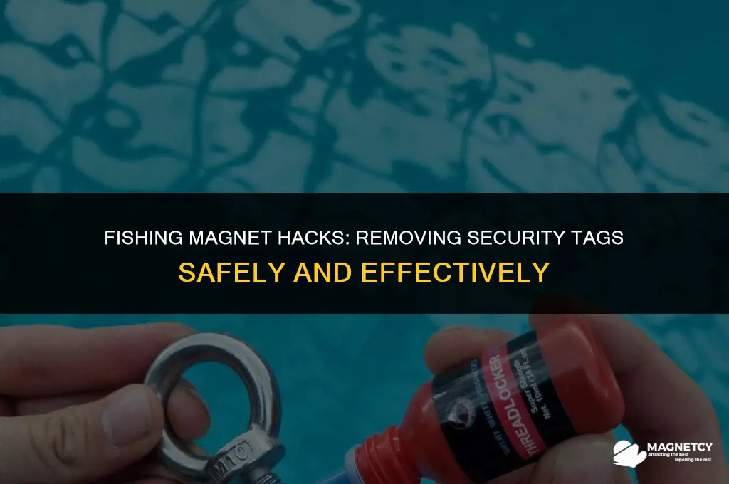 can you remove security tags with a fishing magnet