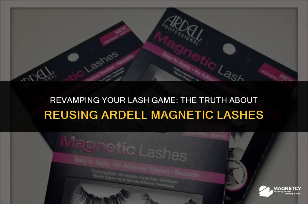 can you reuse ardell magnetic lashes