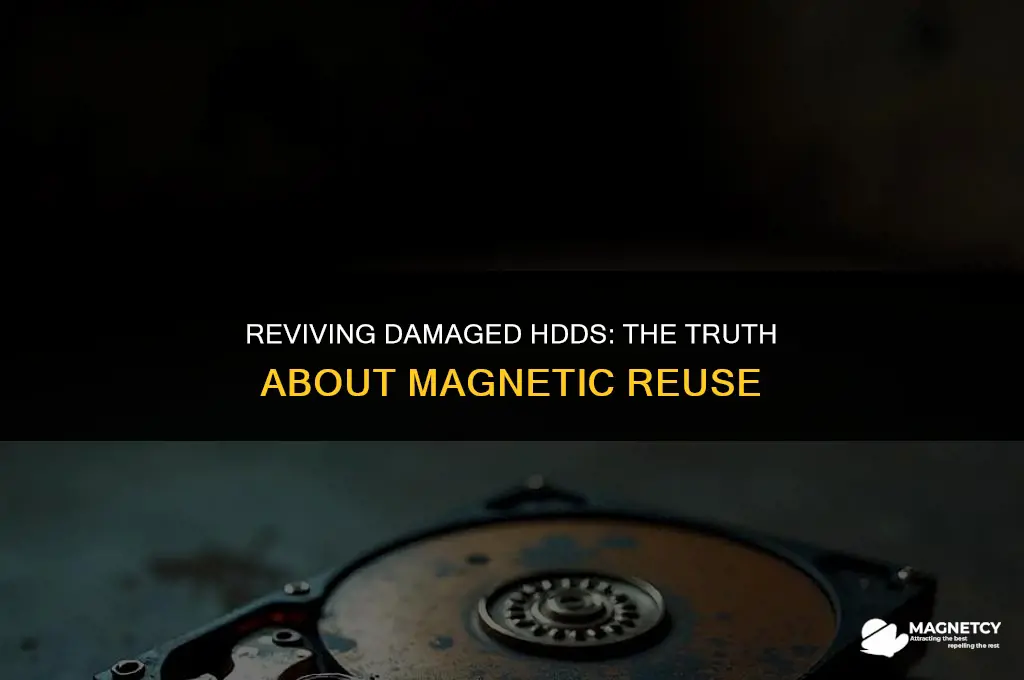can you reuse hdd that have been damaged with magnets