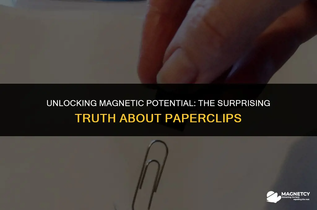 can you rub paperclips to make magnets