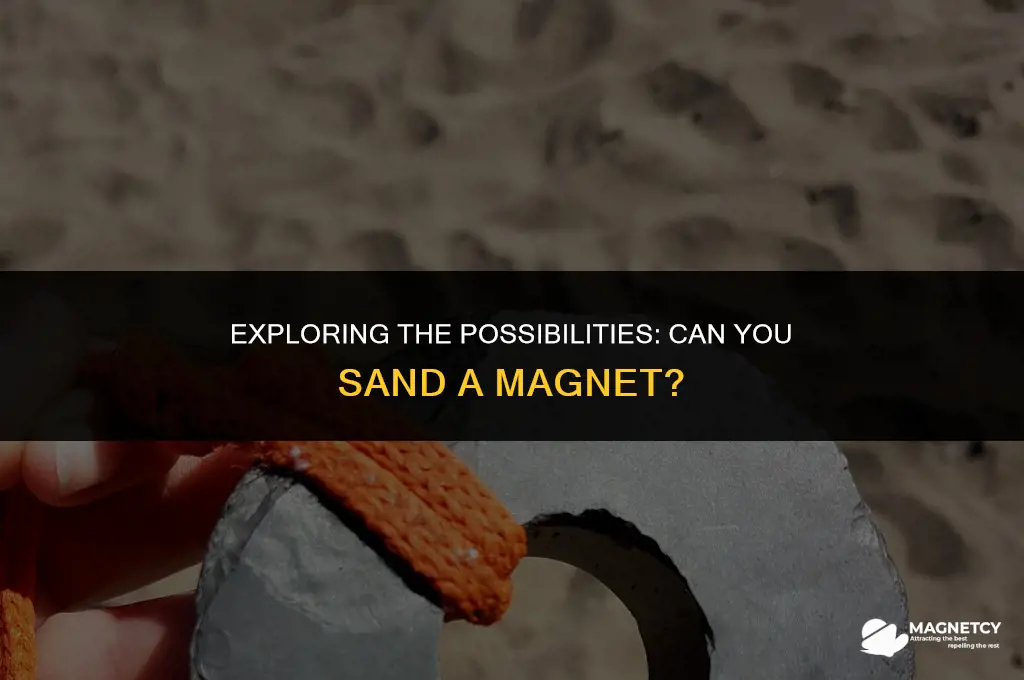 can you sand a magnet