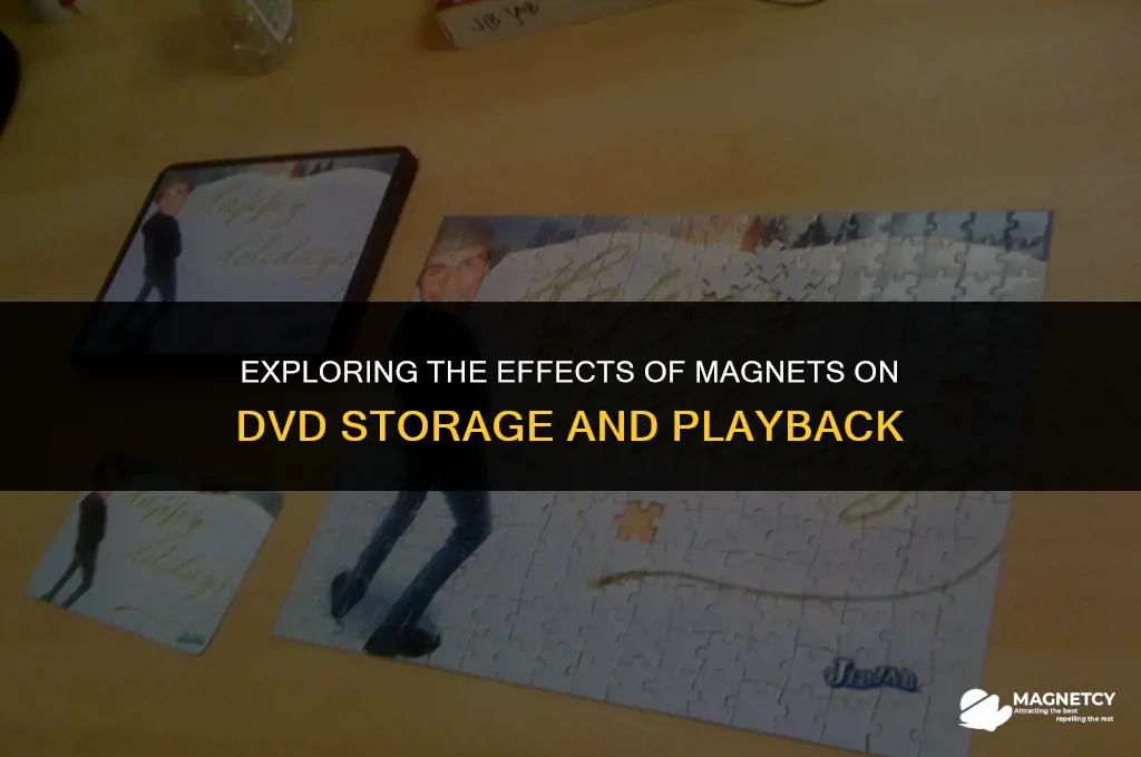 can you set dvds next to a magnet