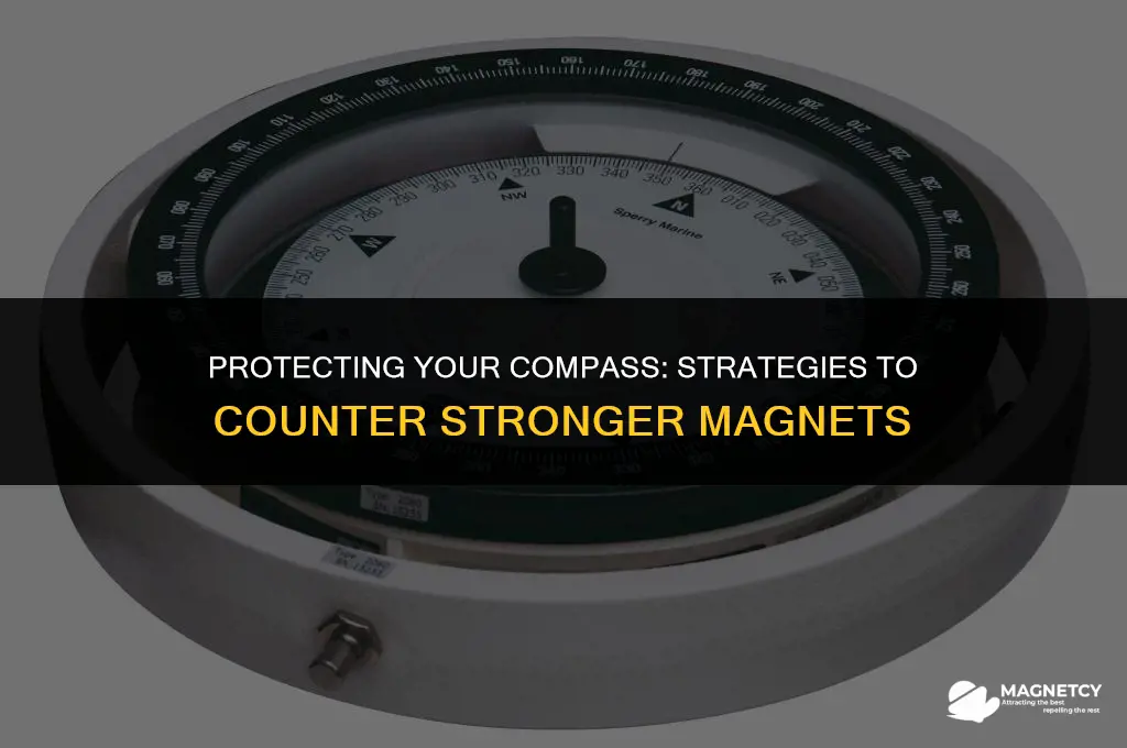 can you shield a compass from a stronger magnet