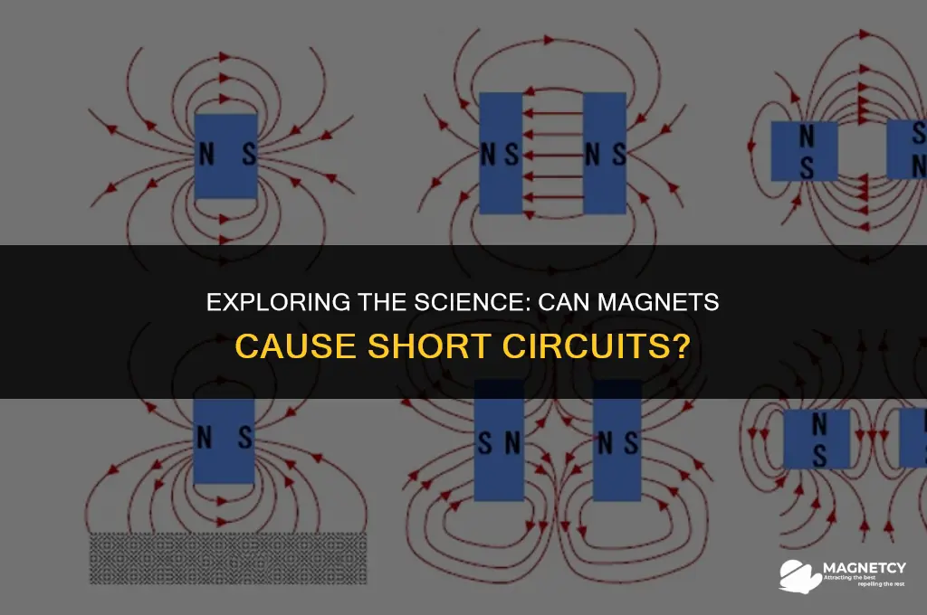 can you short circuit with magnets