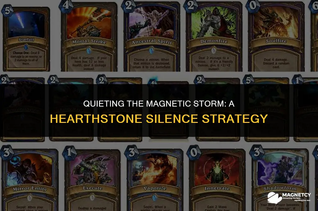 can you silence magnetic hearthstone