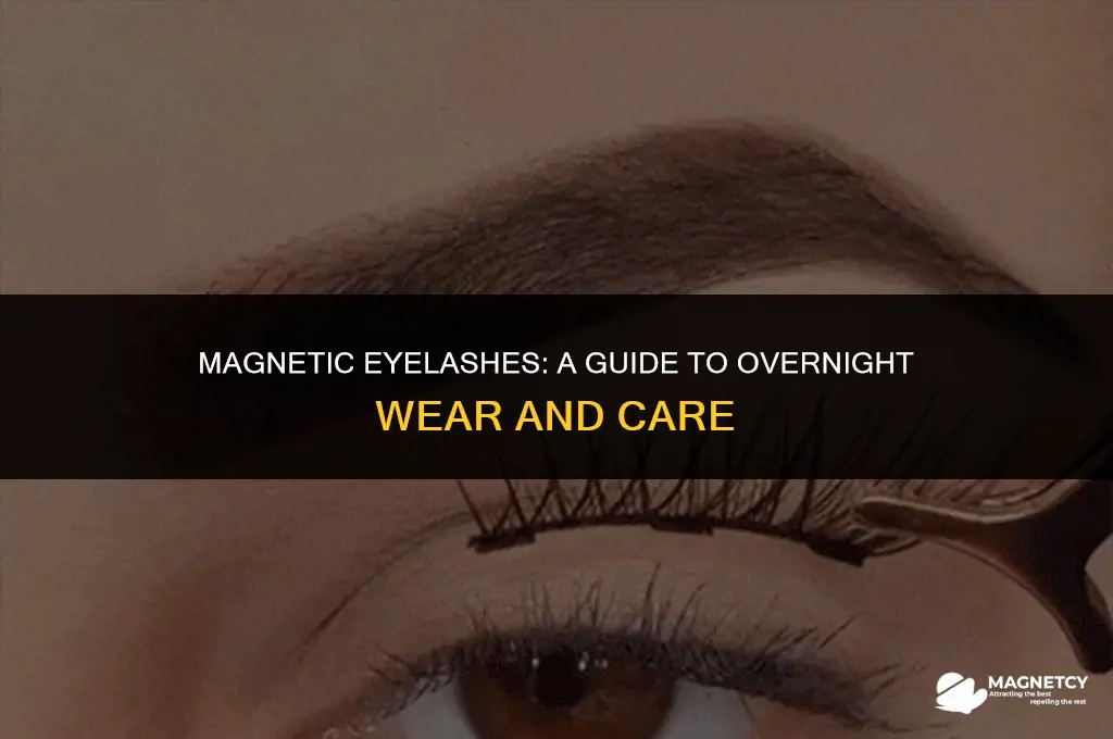 can you sleep in magnetic eyelashes