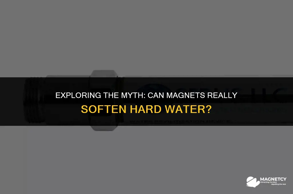 can you soften water with magnets