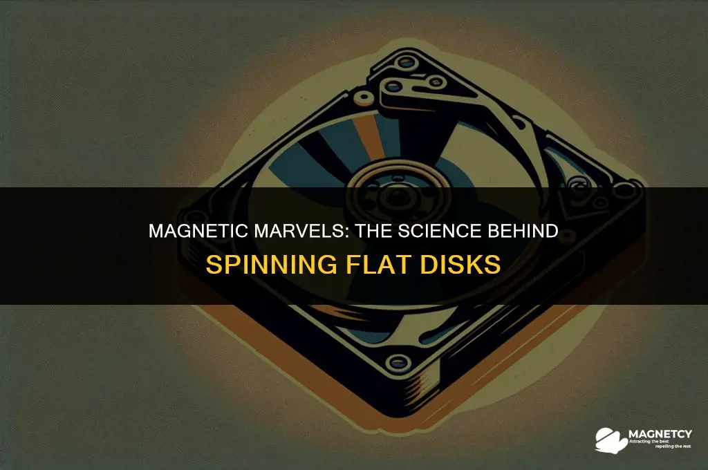 can you spin a flat disk with magnets