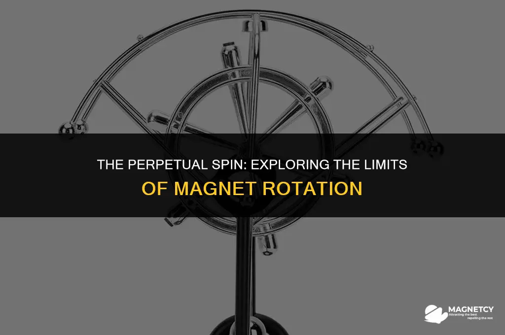can you spin a magnet indefinitely