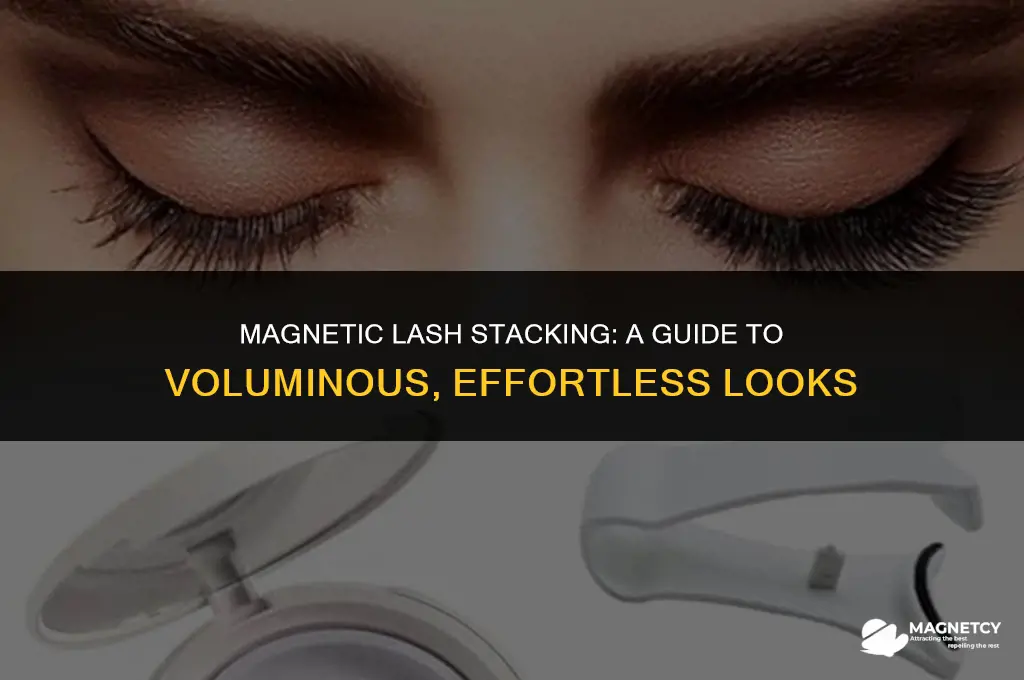 can you stack magnetic lashes