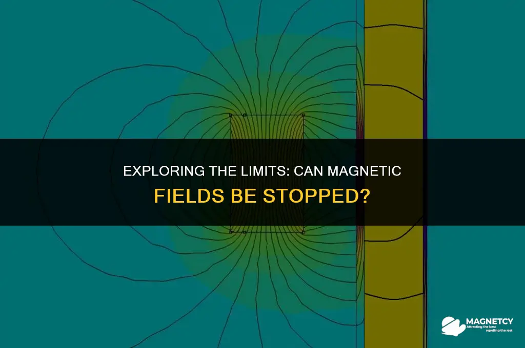 can you stop a magnetic field