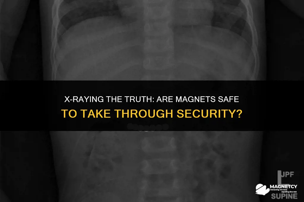 can you take magnets through an xray machine