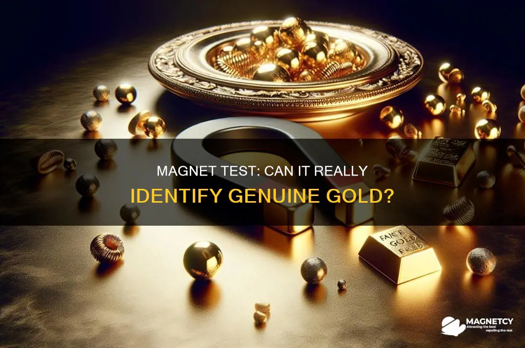 can you tell real gold by using a magnet