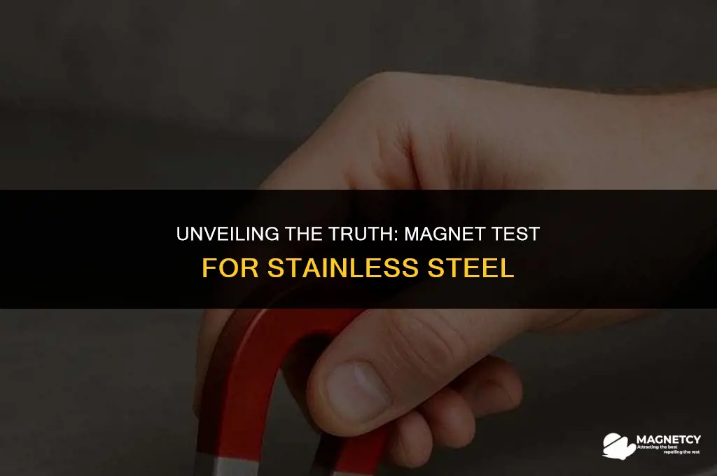 can you tell stainless steel with a magnet